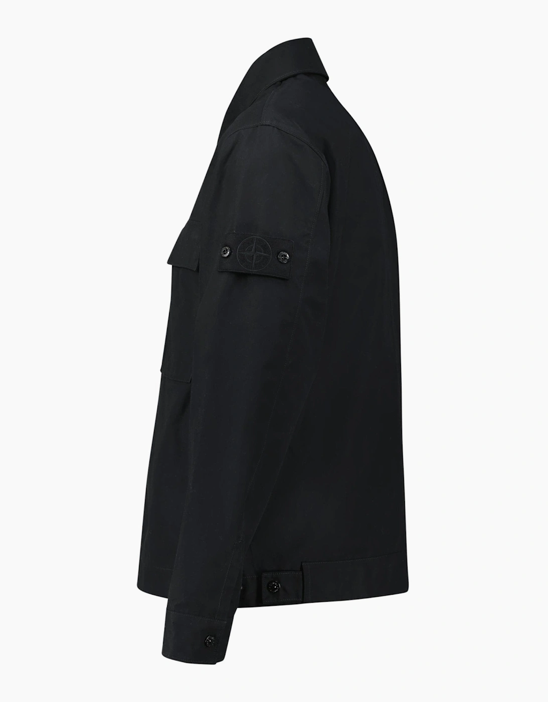 Stone Island Comfort-fit Overshirt Black