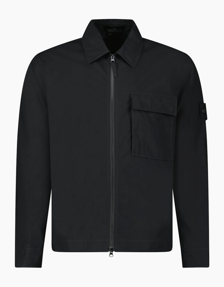 Stone Island Comfort-fit Overshirt Black