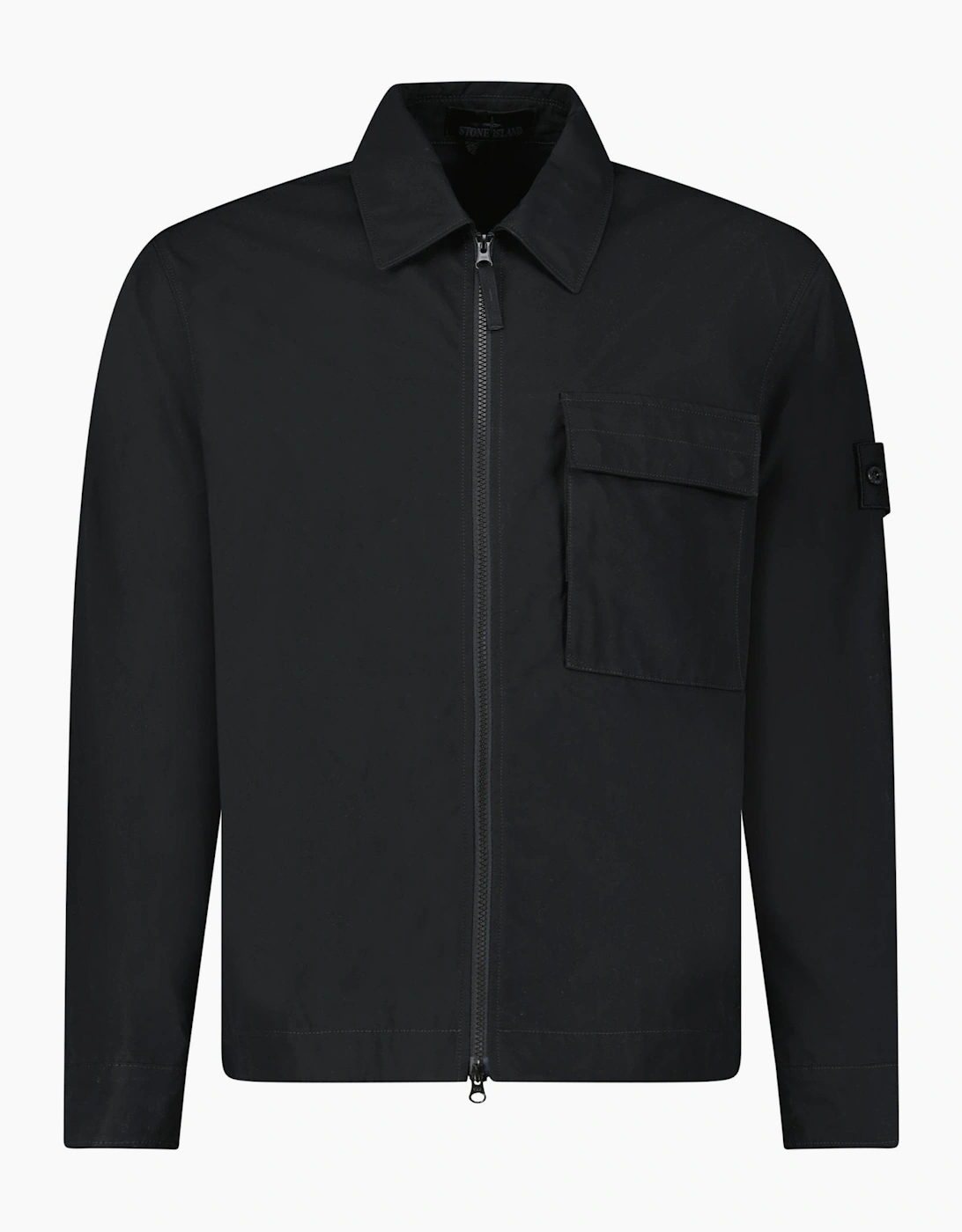 Stone Island Comfort-fit Overshirt Black