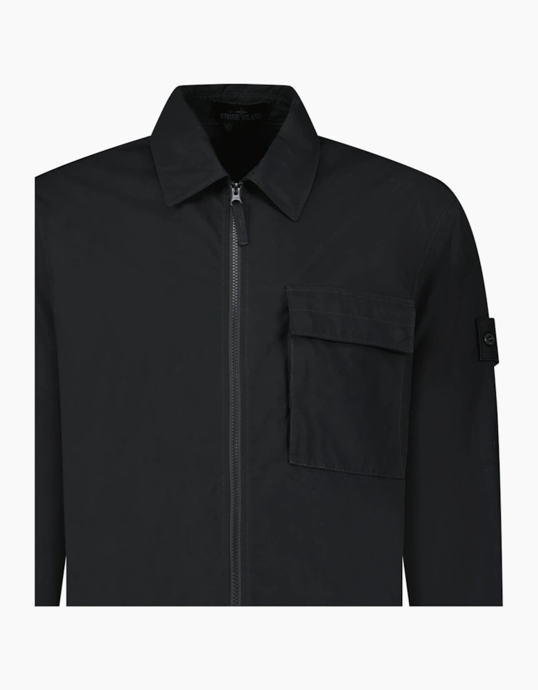Stone Island Comfort-fit Overshirt Black