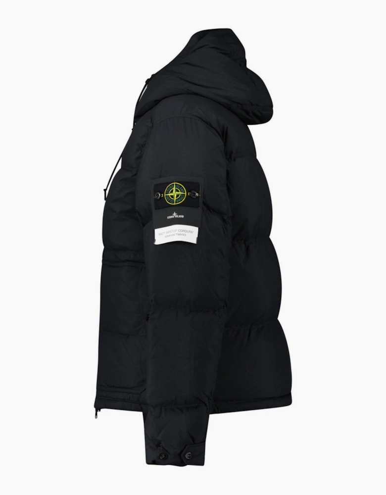 Stone Island Down Matte Ripstop Cordura® Advanced Fabric Parka in Black