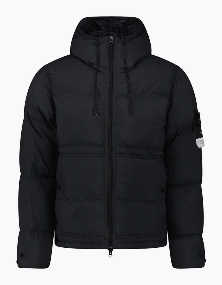 Stone Island Down Matte Ripstop Cordura® Advanced Fabric Parka in Black