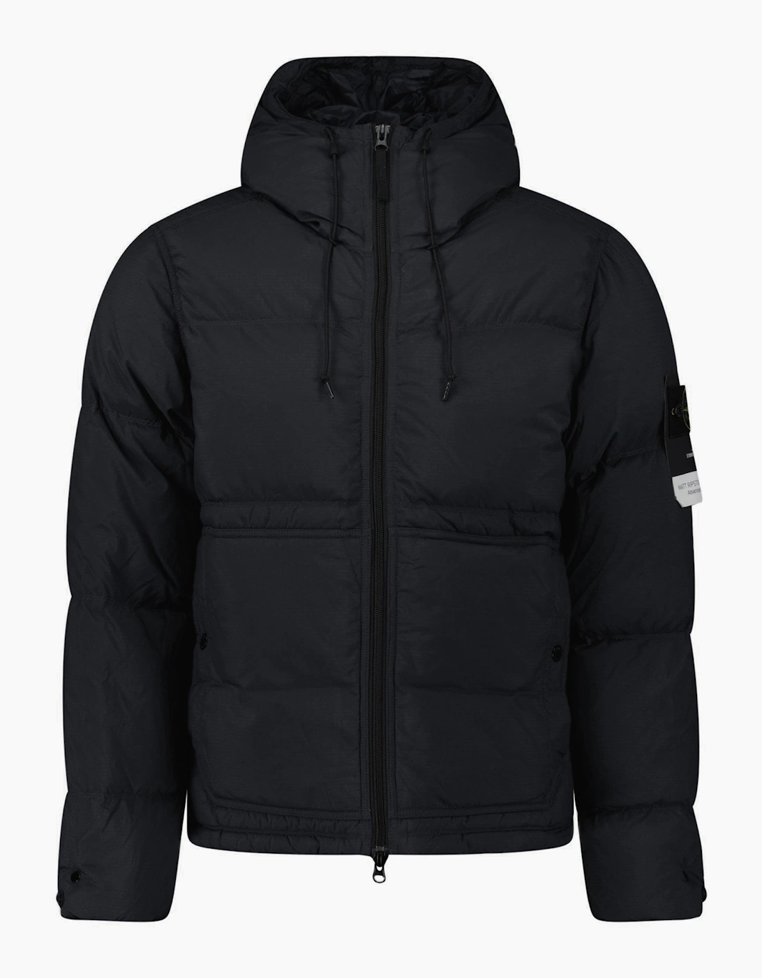 Stone Island Down Matte Ripstop Cordura® Advanced Fabric Parka in Black