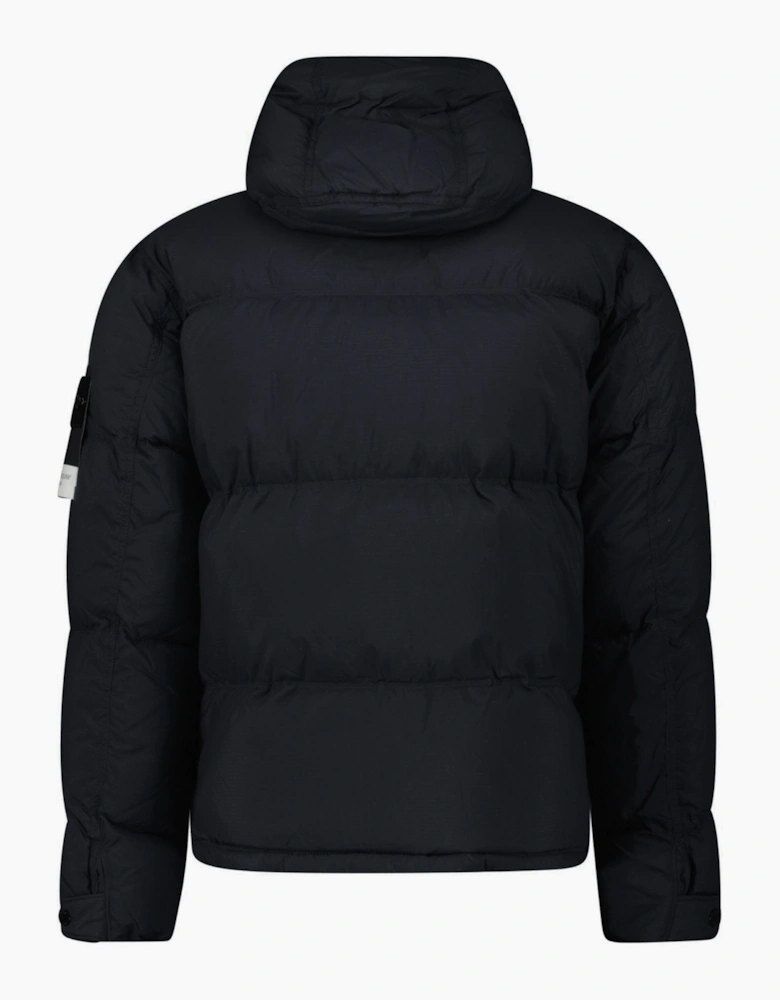 Stone Island Down Matte Ripstop Cordura® Advanced Fabric Parka in Black