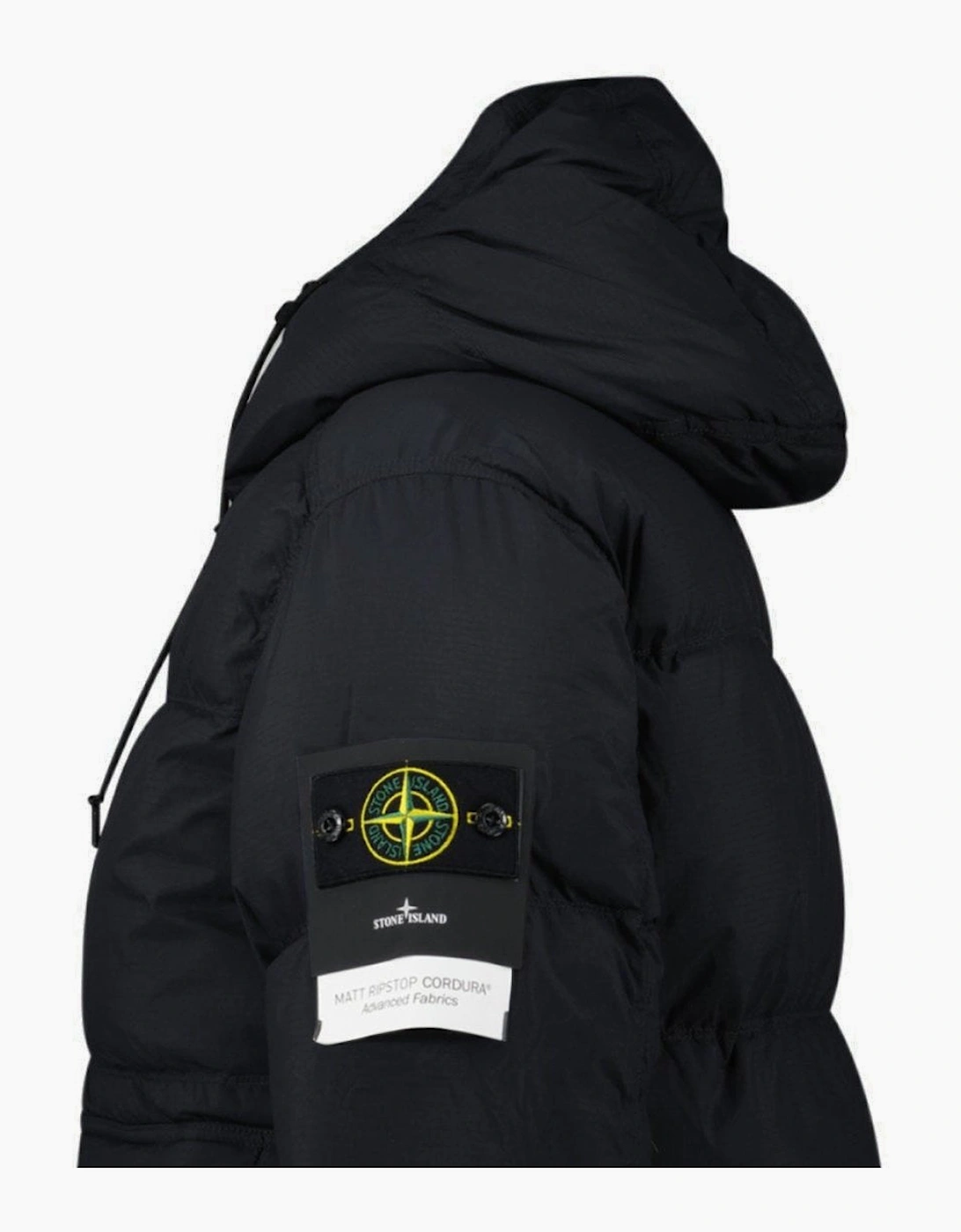 Stone Island Down Matte Ripstop Cordura® Advanced Fabric Parka in Black