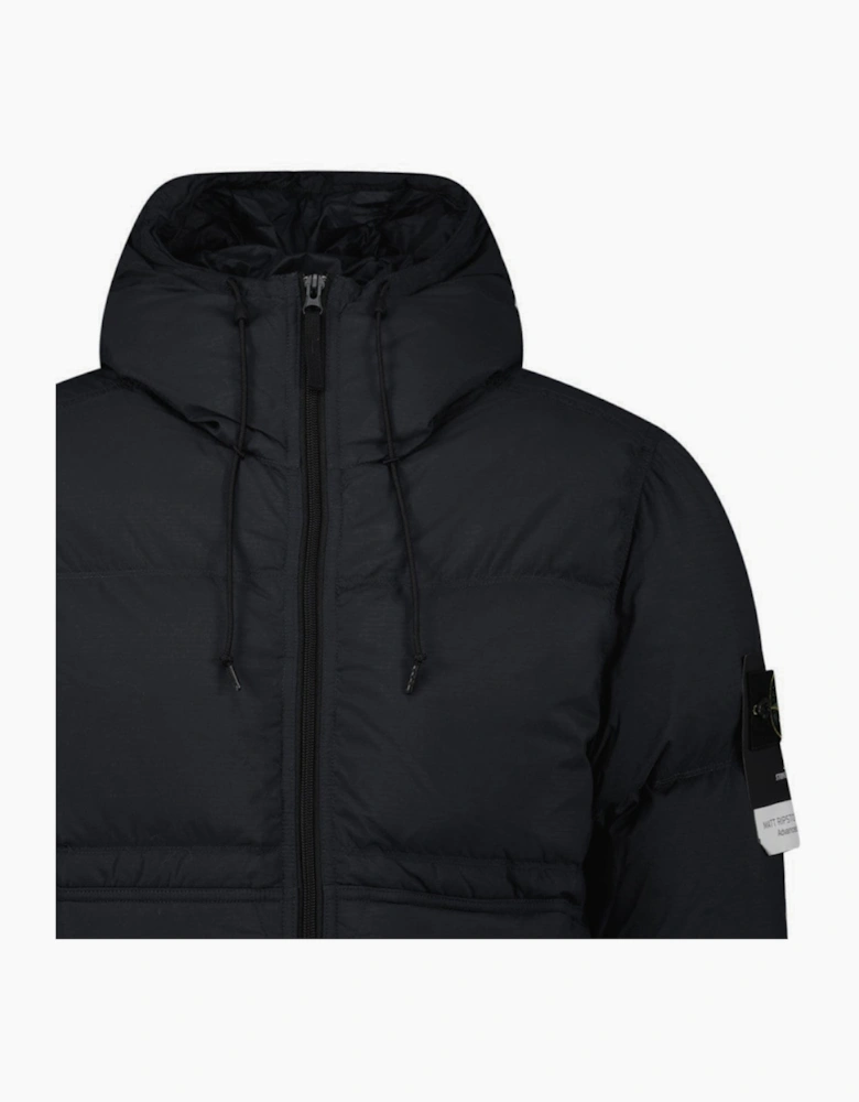 Stone Island Down Matte Ripstop Cordura® Advanced Fabric Parka in Black