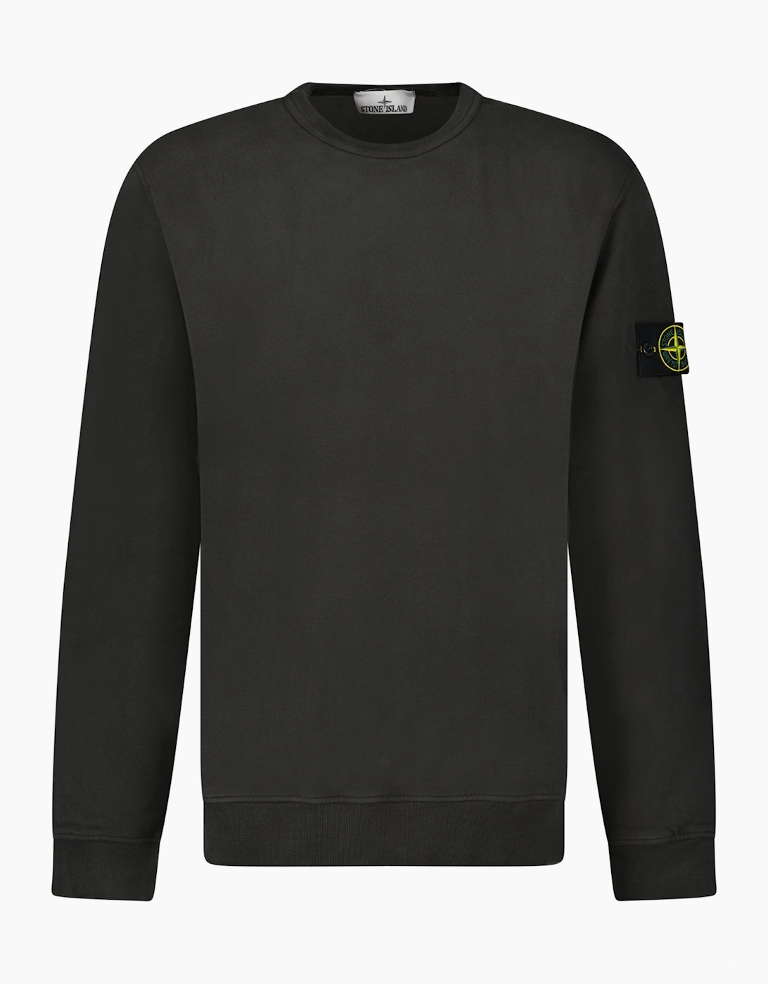 Stone Island Crewneck Sweatshirt in Lead Grey