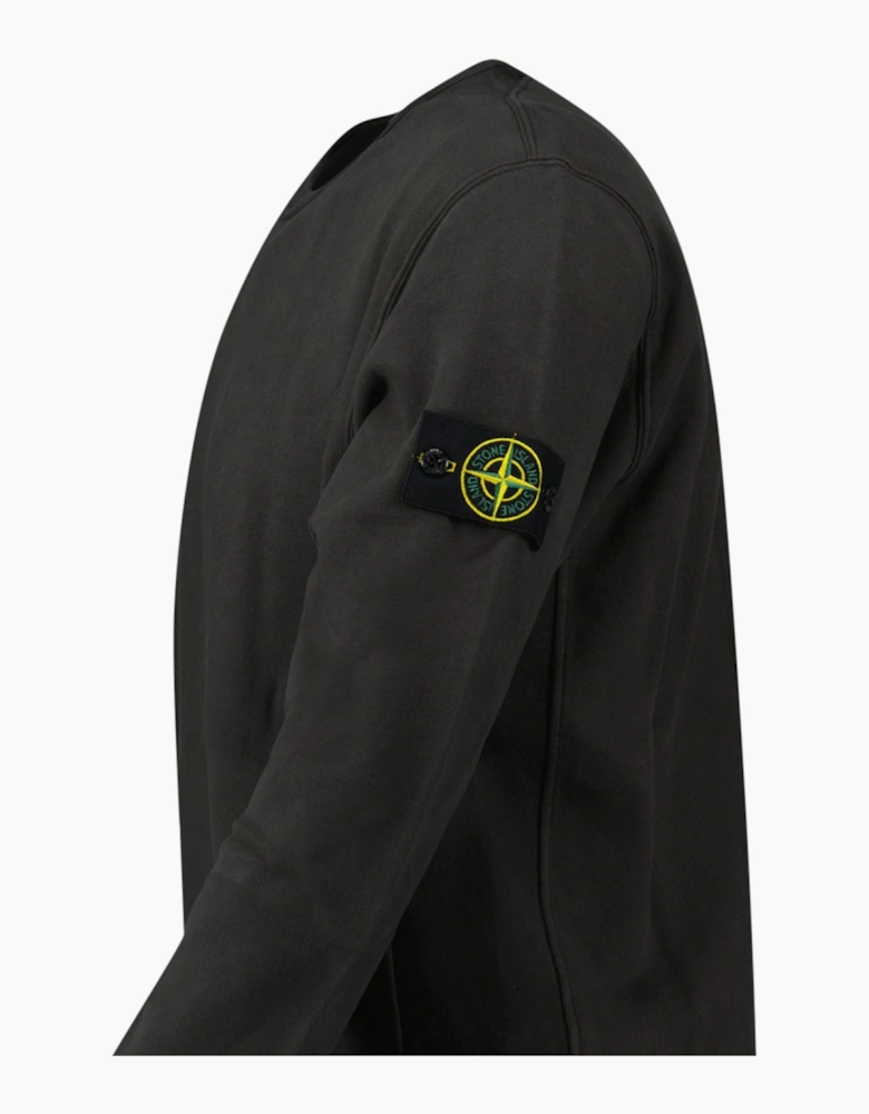 Stone Island Crewneck Sweatshirt in Lead Grey