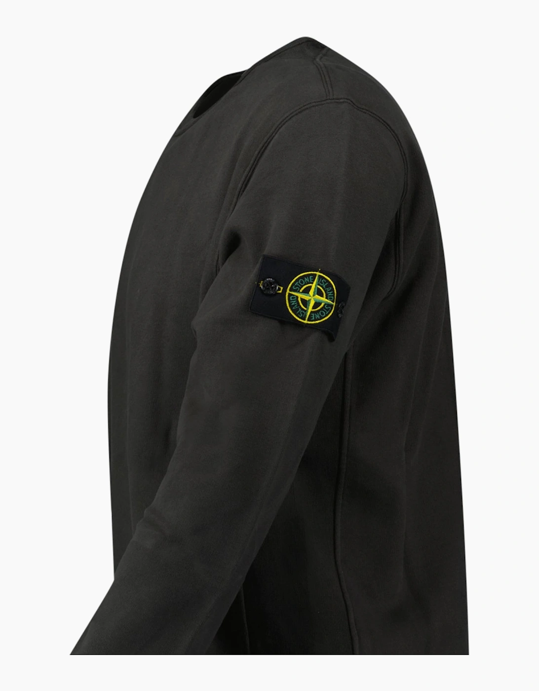 Stone Island Crewneck Sweatshirt in Lead Grey