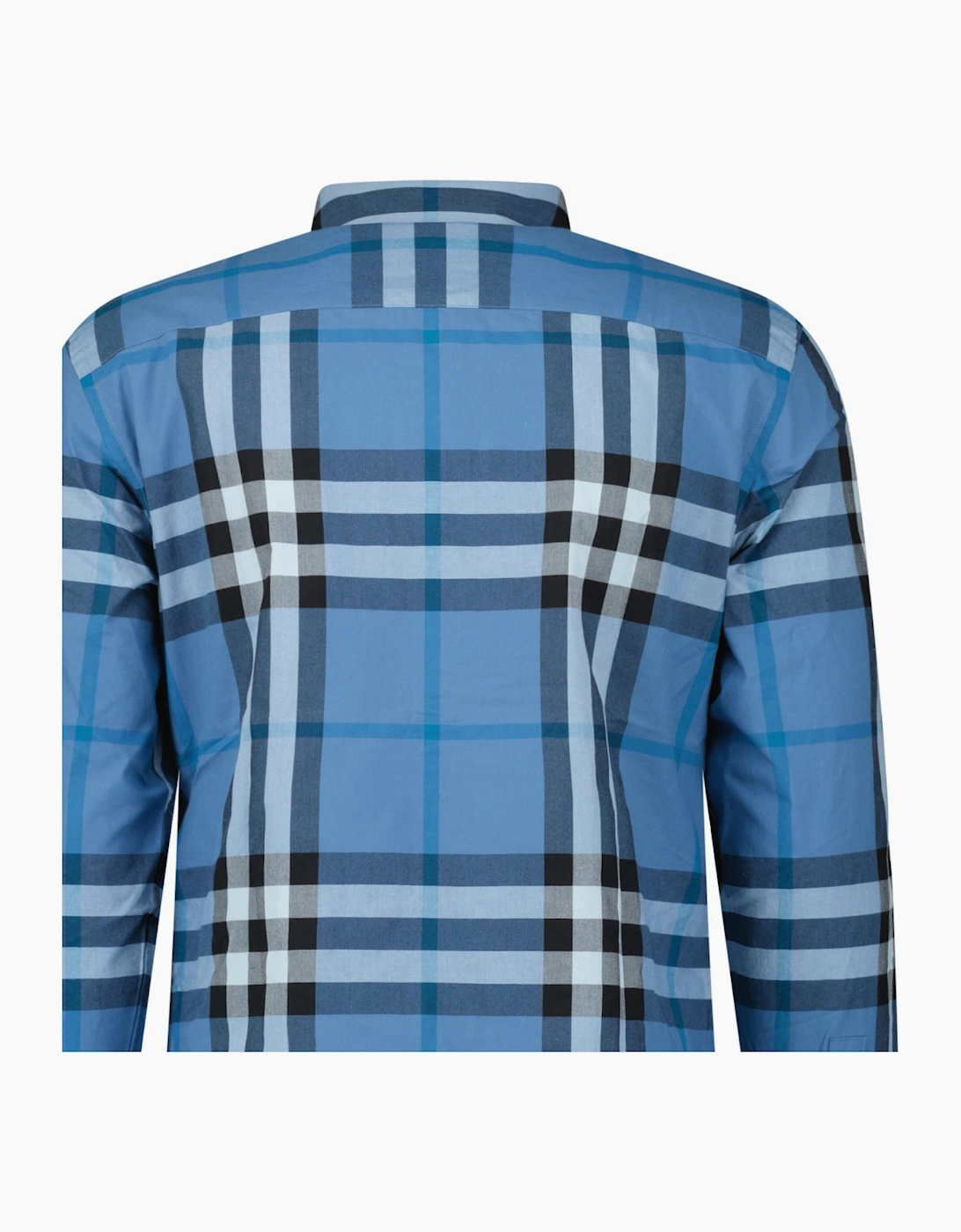 Burberry 'Claverdon' Check Shirt in Blue Jade