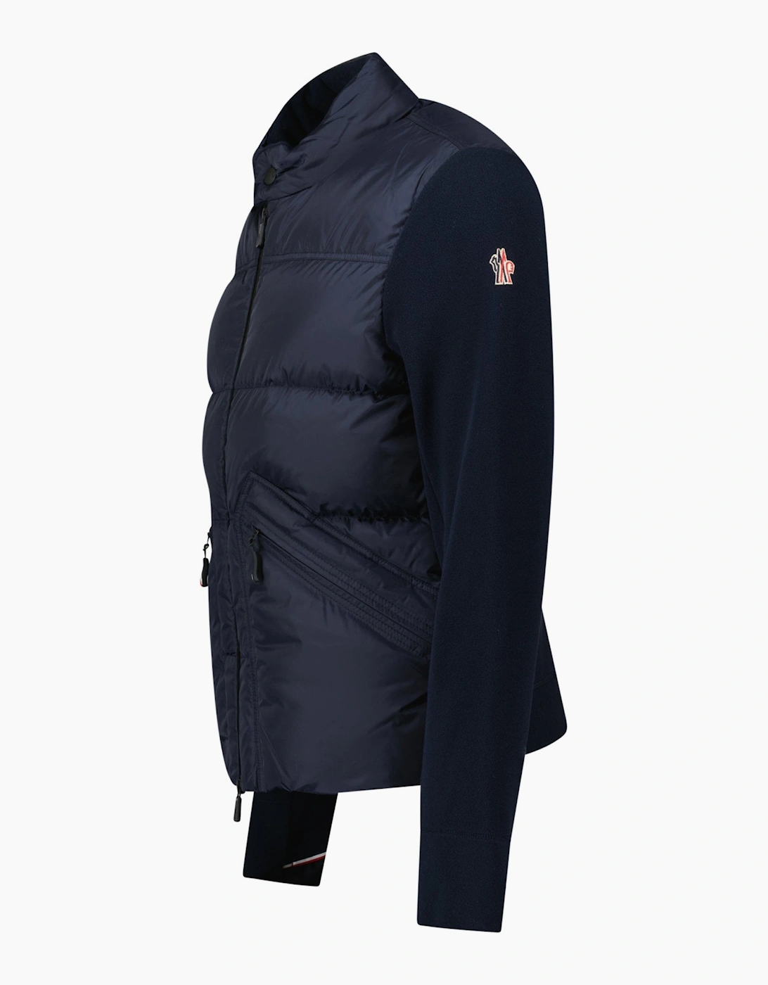 Moncler Grenoble Padded Cardigan in Navy