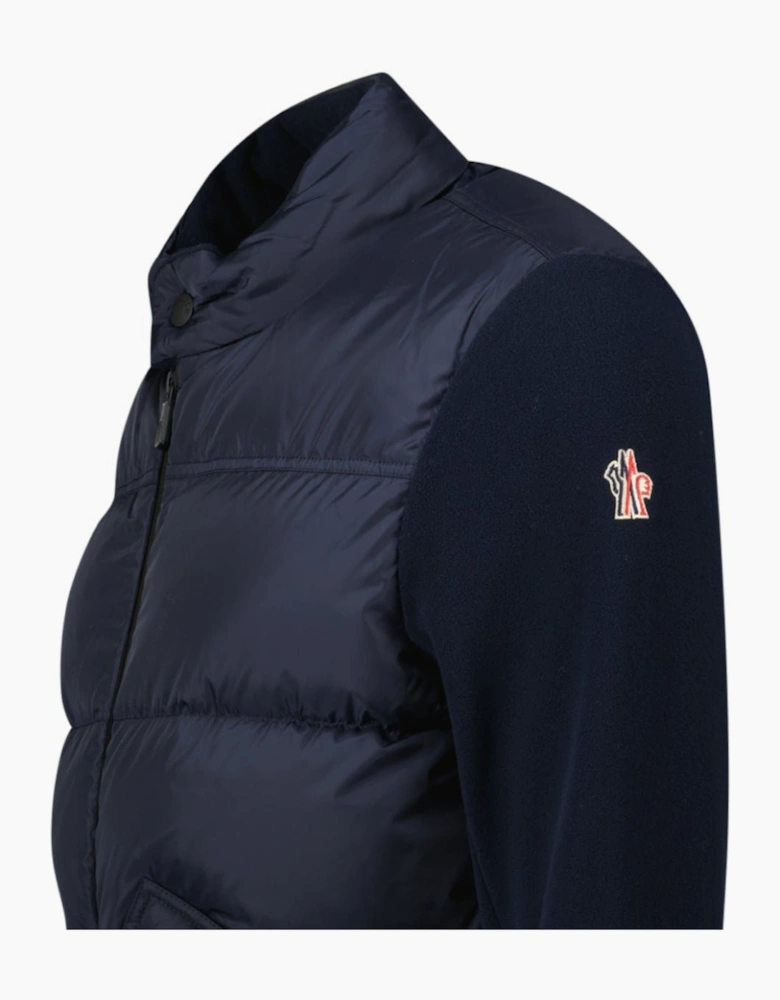 Moncler Grenoble Padded Cardigan in Navy