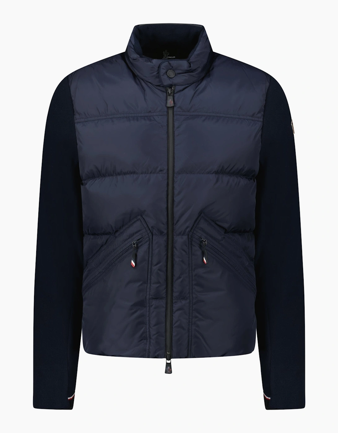 Moncler Grenoble Padded Cardigan in Navy