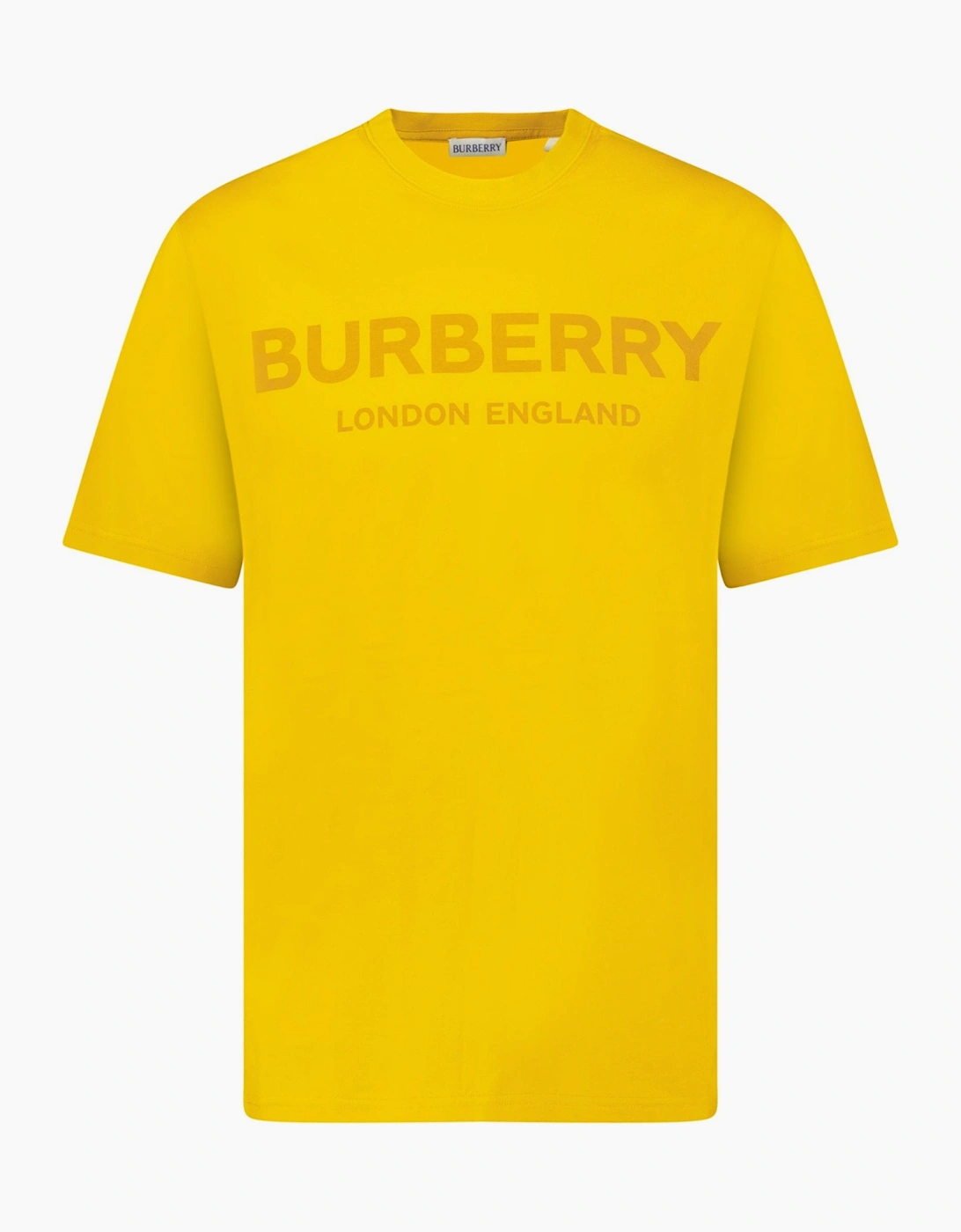 Burberry 'Ellison' Logo Print T-Shirt Orange