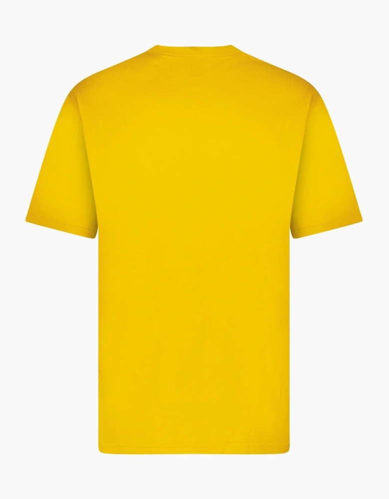 Burberry 'Ellison' Logo Print T-Shirt Orange
