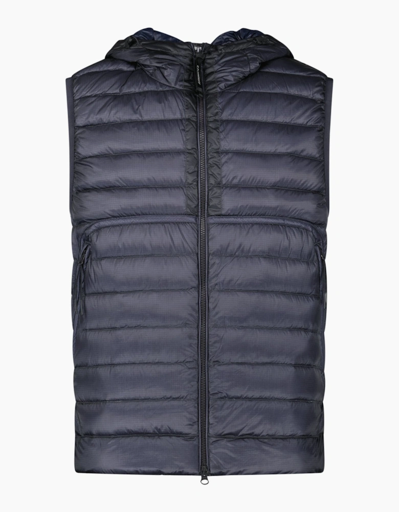 CP Company Goggle Down Gilet in Navy