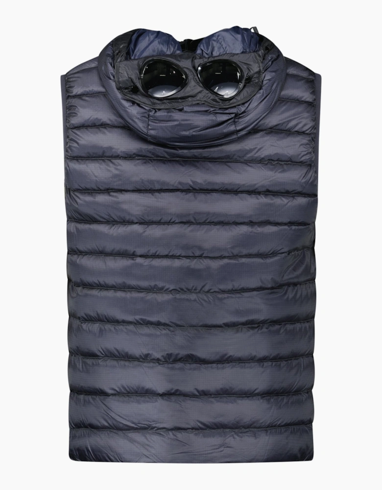 CP Company Goggle Down Gilet in Navy