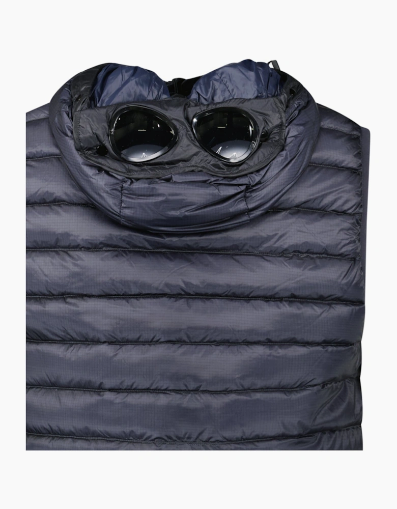 CP Company Goggle Down Gilet in Navy