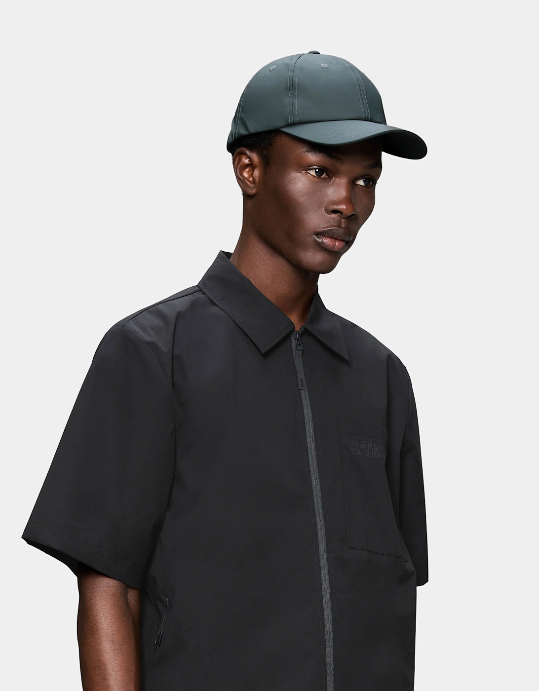 Rains Waterproof Six Panel Cap - 153 Dark Grey
