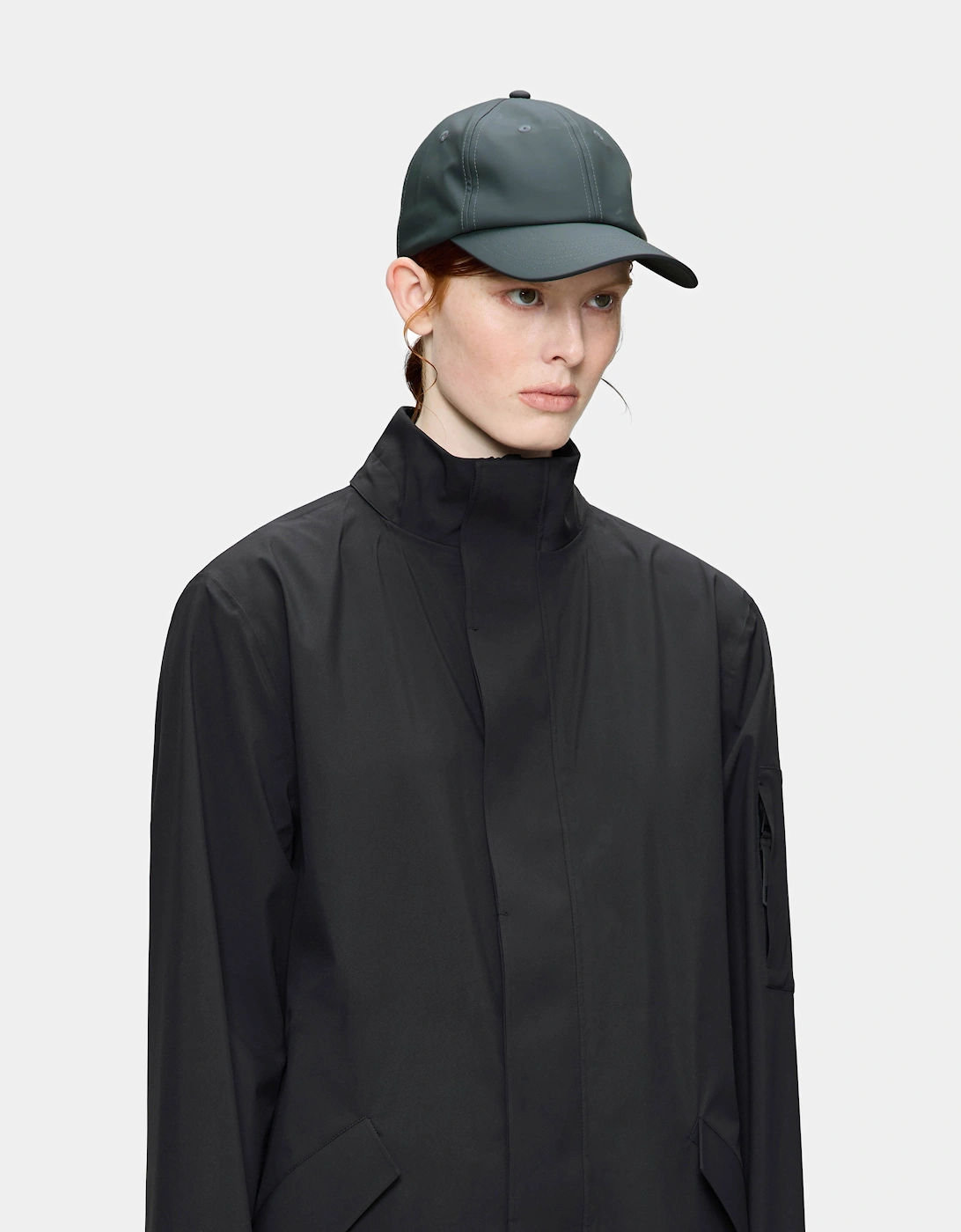 Rains Waterproof Six Panel Cap - 153 Dark Grey