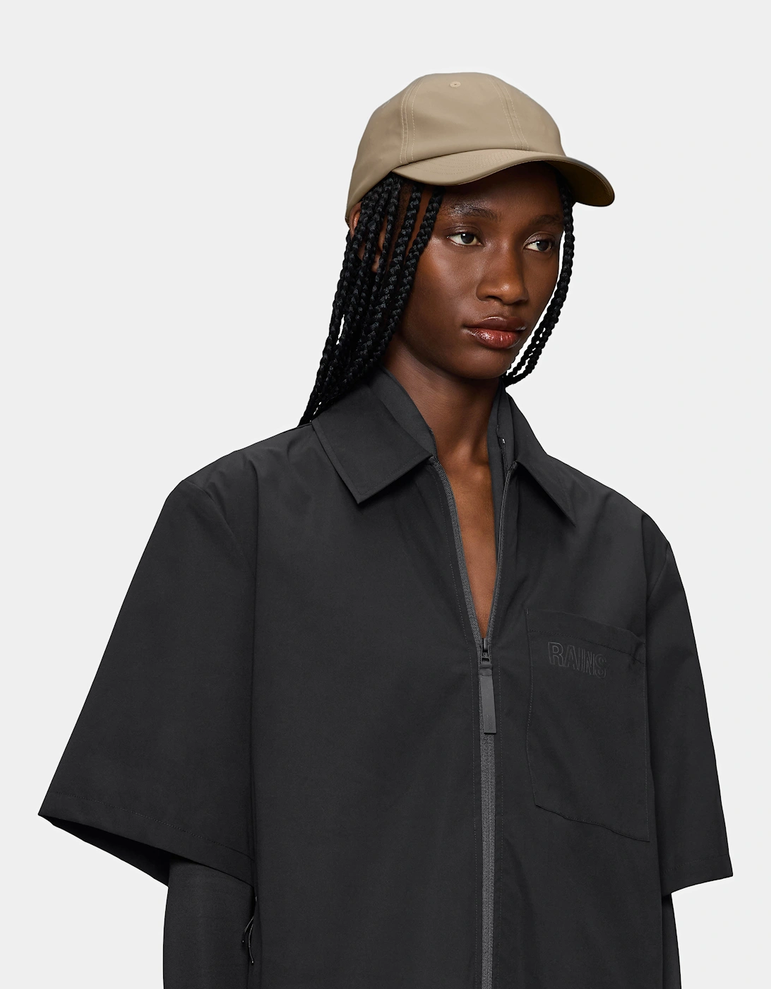 Rains Waterproof Six Panel Cap - 133 Beige