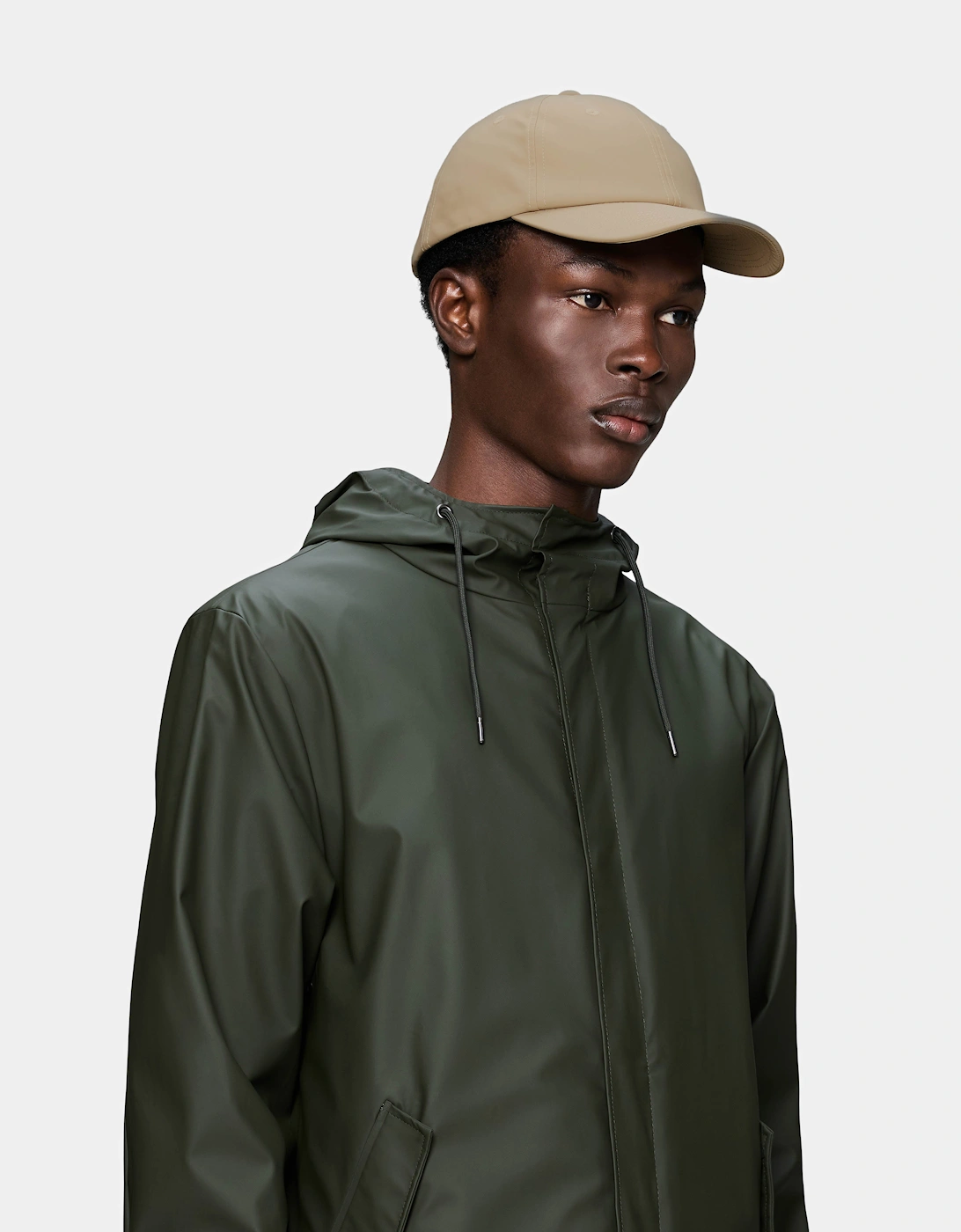 Rains Waterproof Six Panel Cap - 133 Beige