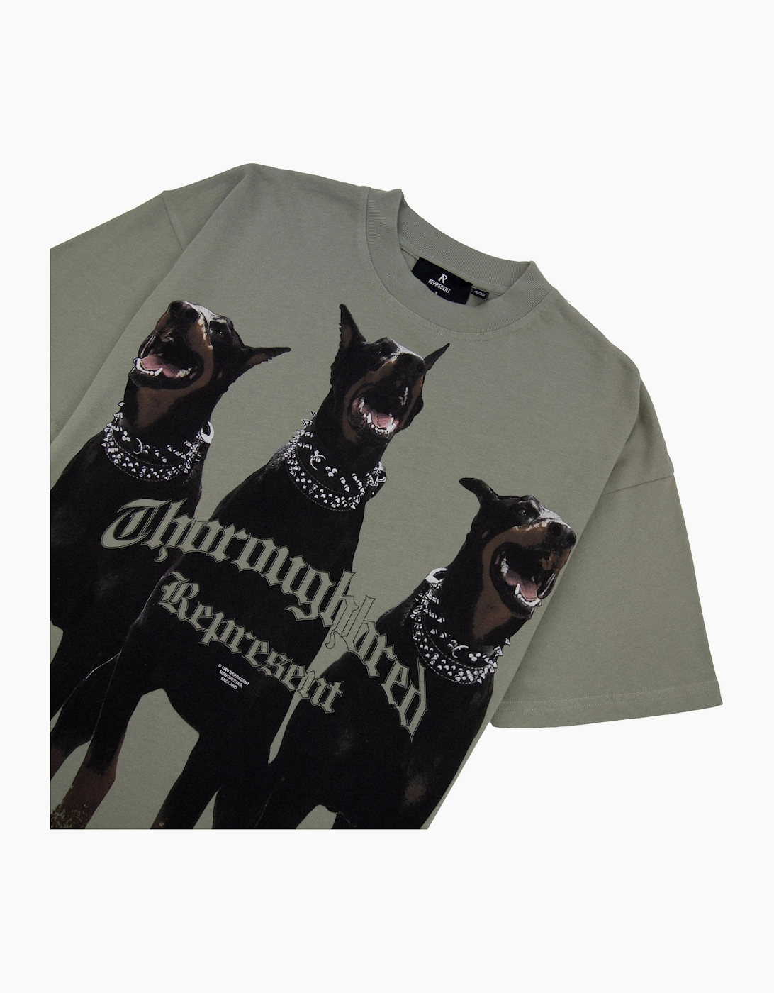 Represent Thoroughbred T Shirt Khaki