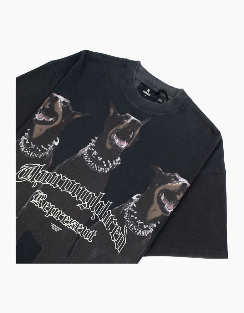 Represent Thoroughbred T Shirt Vintage Black