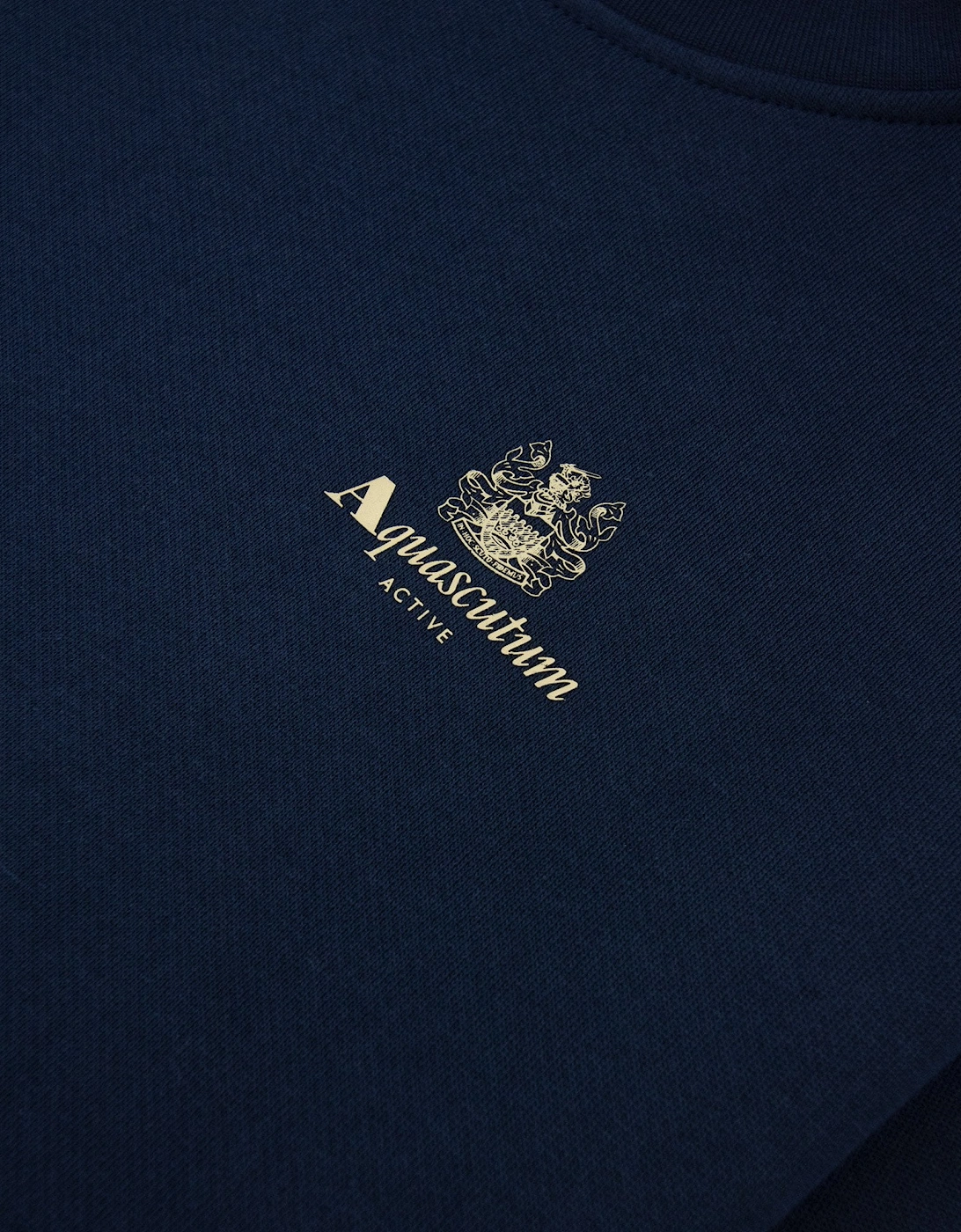 Aquascutum Cc Shoulder Crewneck Fleece Navy 11