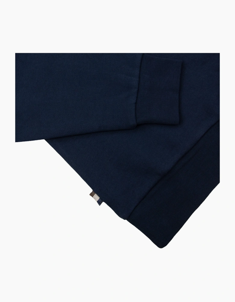 Aquascutum Cc Shoulder Crewneck Fleece Navy 11