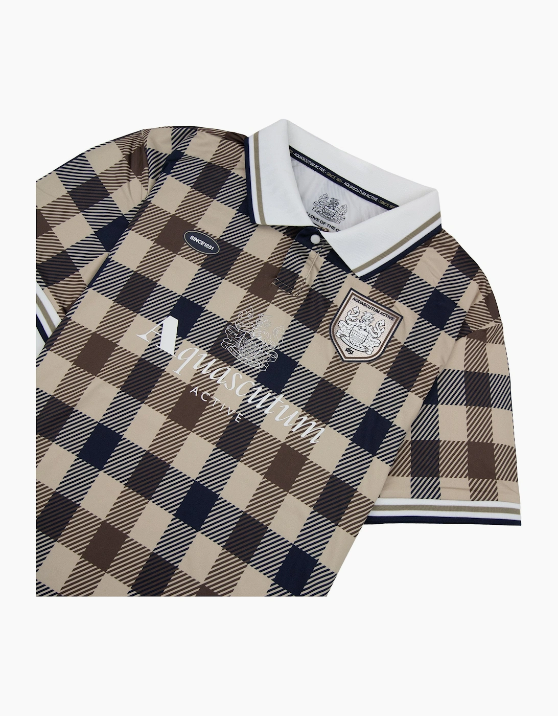 Aquascutum Since 1851 Football Shirt Macro Check 30