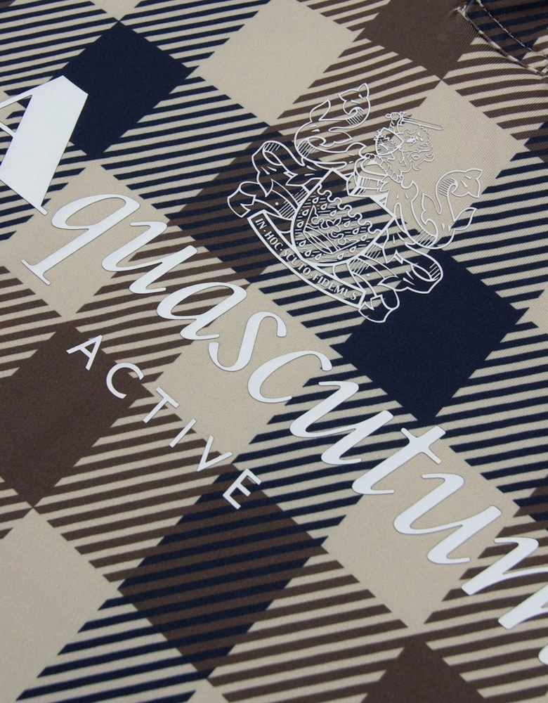 Aquascutum Since 1851 Football Shirt Macro Check 30