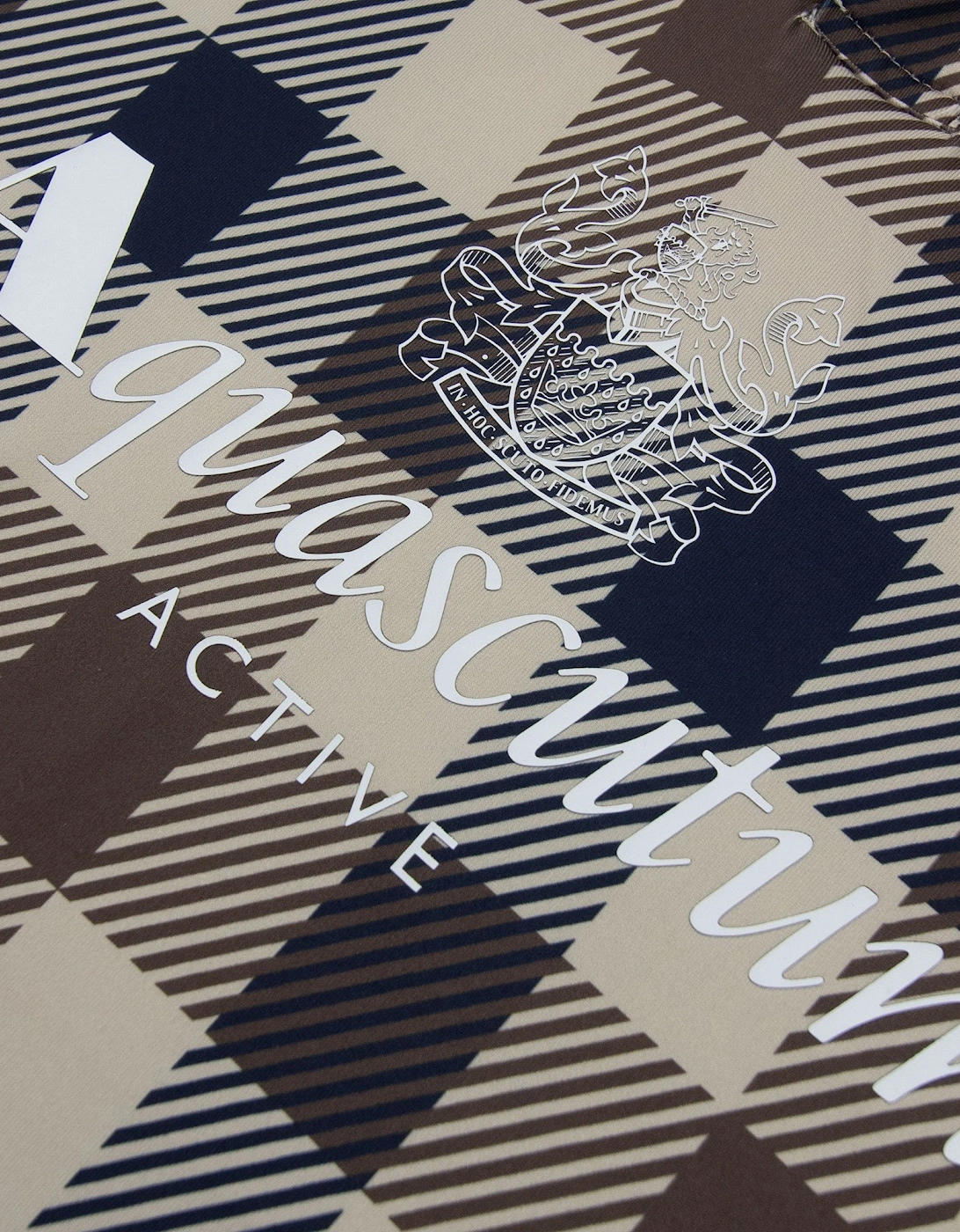 Aquascutum Since 1851 Football Shirt Macro Check 30