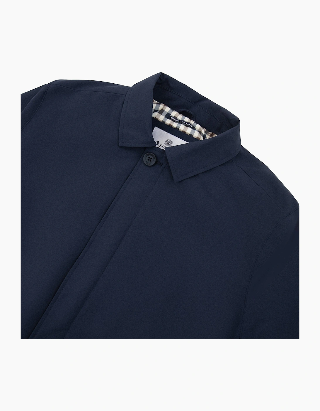 Aquascutum Shell Active Mid Trench Coat Navy 11