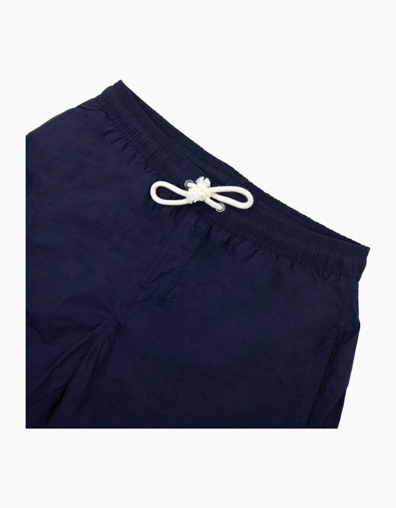 Aquascutum Beach Check Pocket Nylon Shorts Navy 11