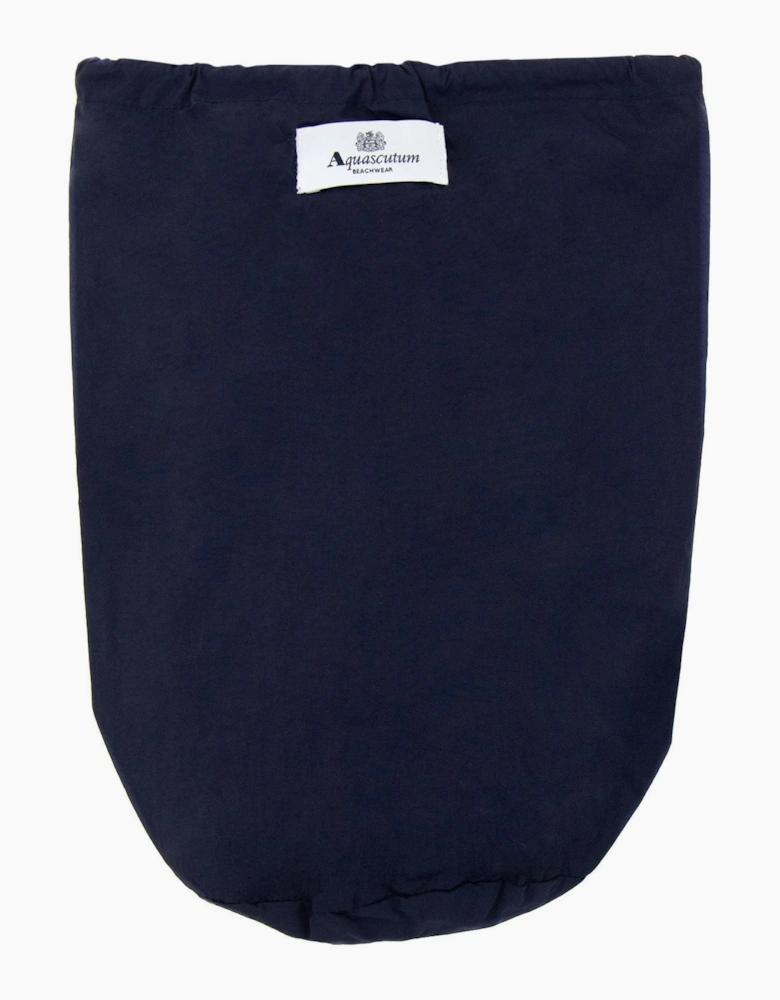 Aquascutum Beach Check Pocket Nylon Shorts Navy 11