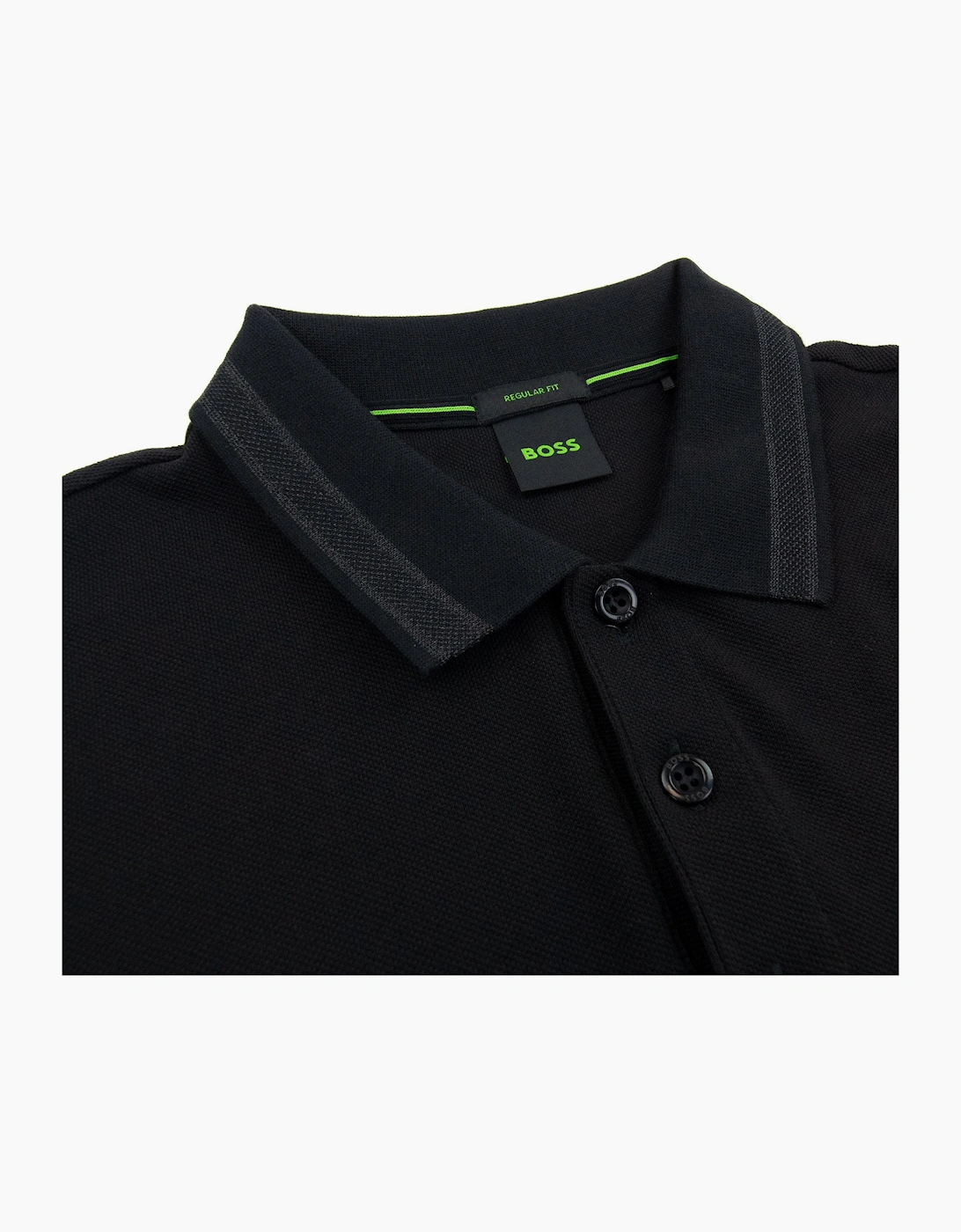 Hugo Boss Paddy Embroidered Logo Polo Black 008