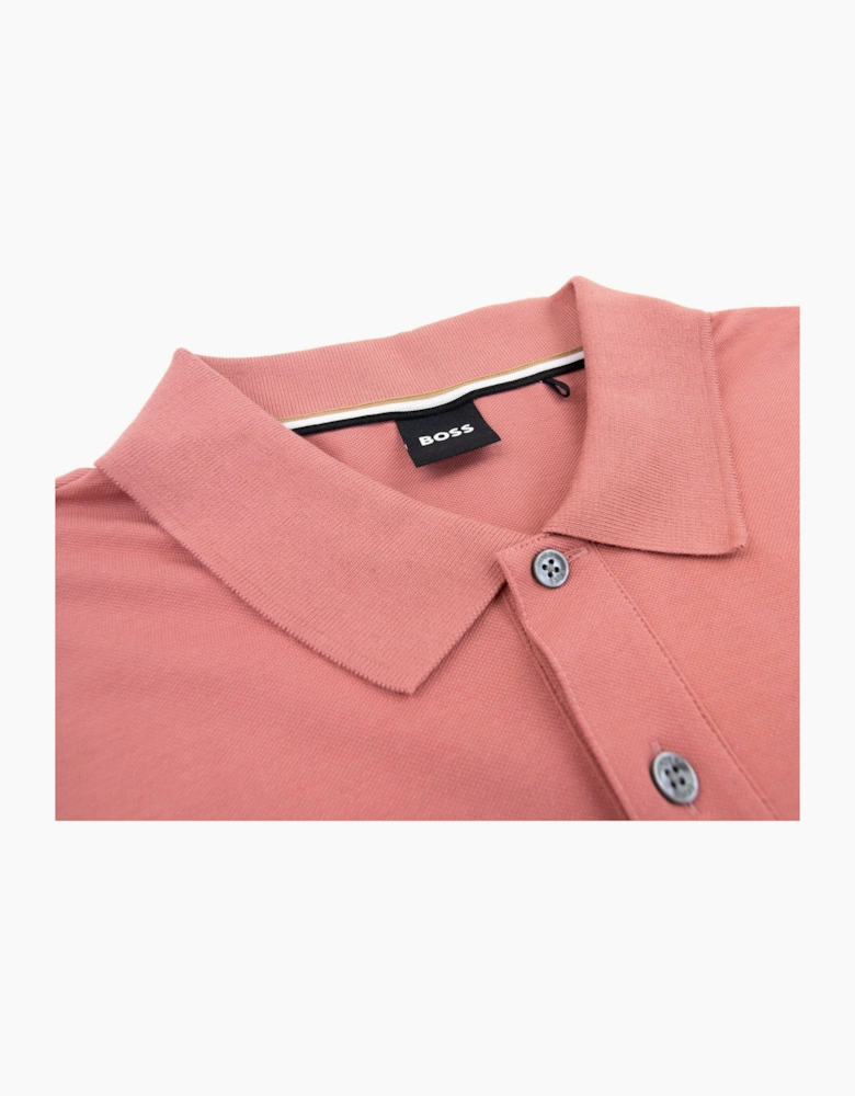 Hugo Boss Pallas Embroidered Logo S/s Polo Light Red 692