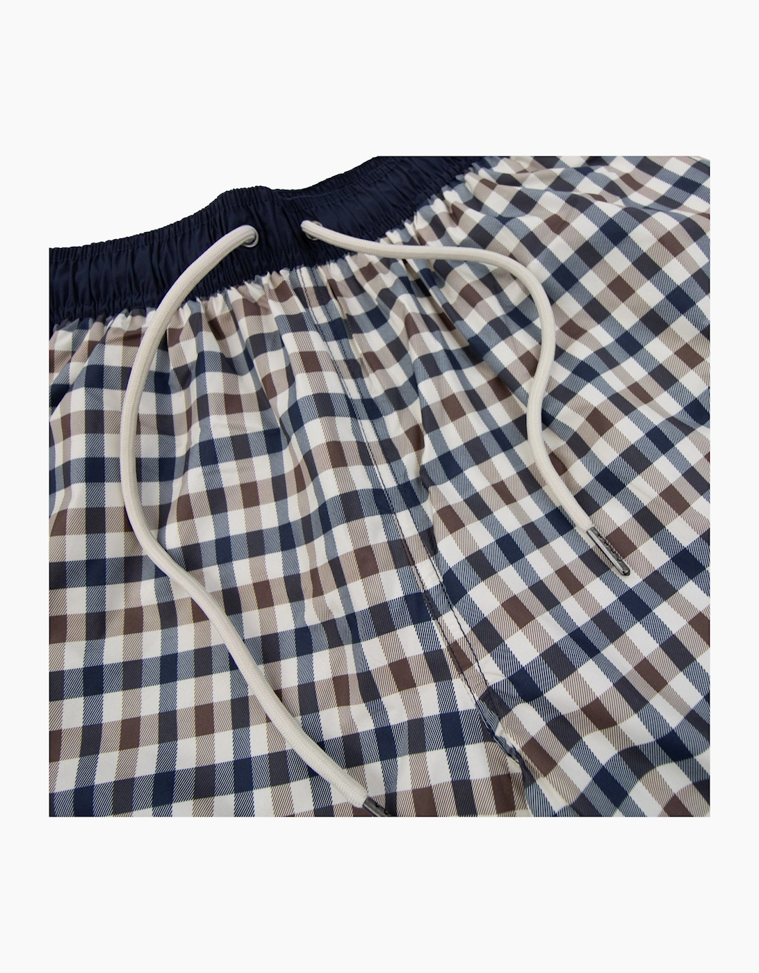 Aquascutum Iconic Volley Swim Shorts Club Check 28
