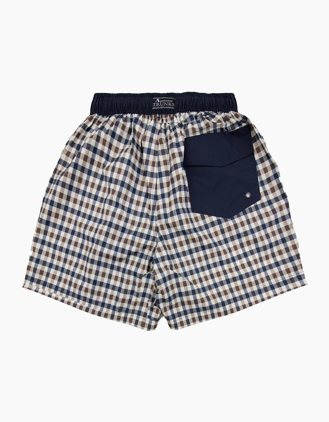 Aquascutum Iconic Volley Swim Shorts Club Check 28
