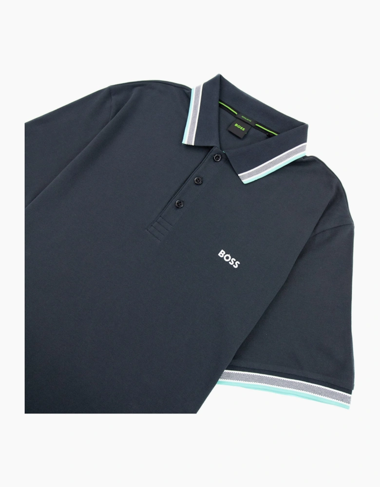Hugo Boss Paddy Embroidered Logo Polo Navy 409