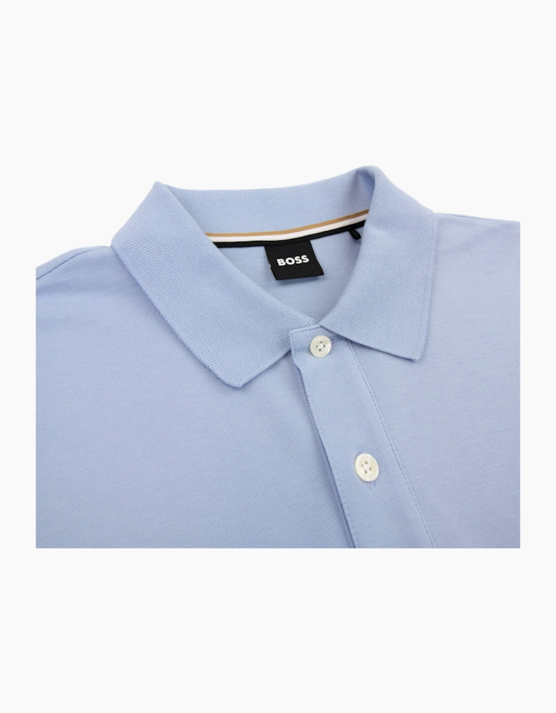 Hugo Boss Pallas Embroidered Logo S/s Polo Light Blue 492