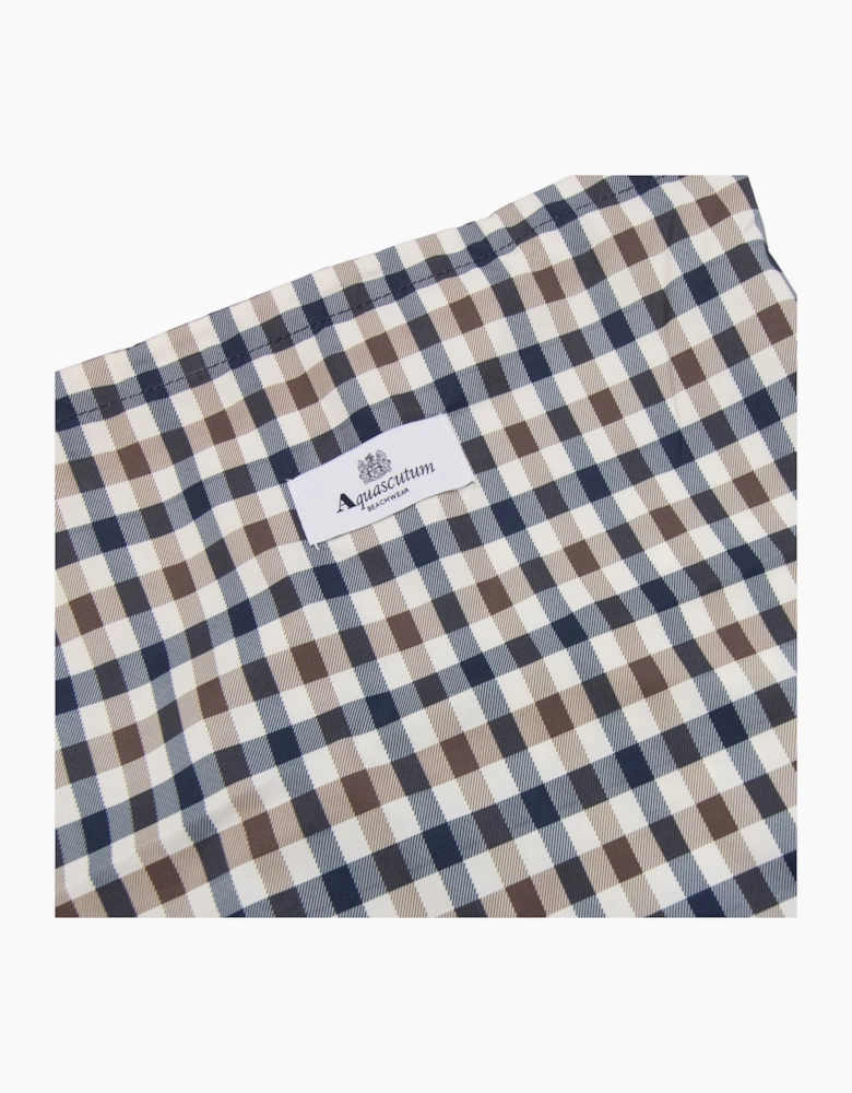 Aquascutum Iconic Volley Swim Shorts Club Check 28
