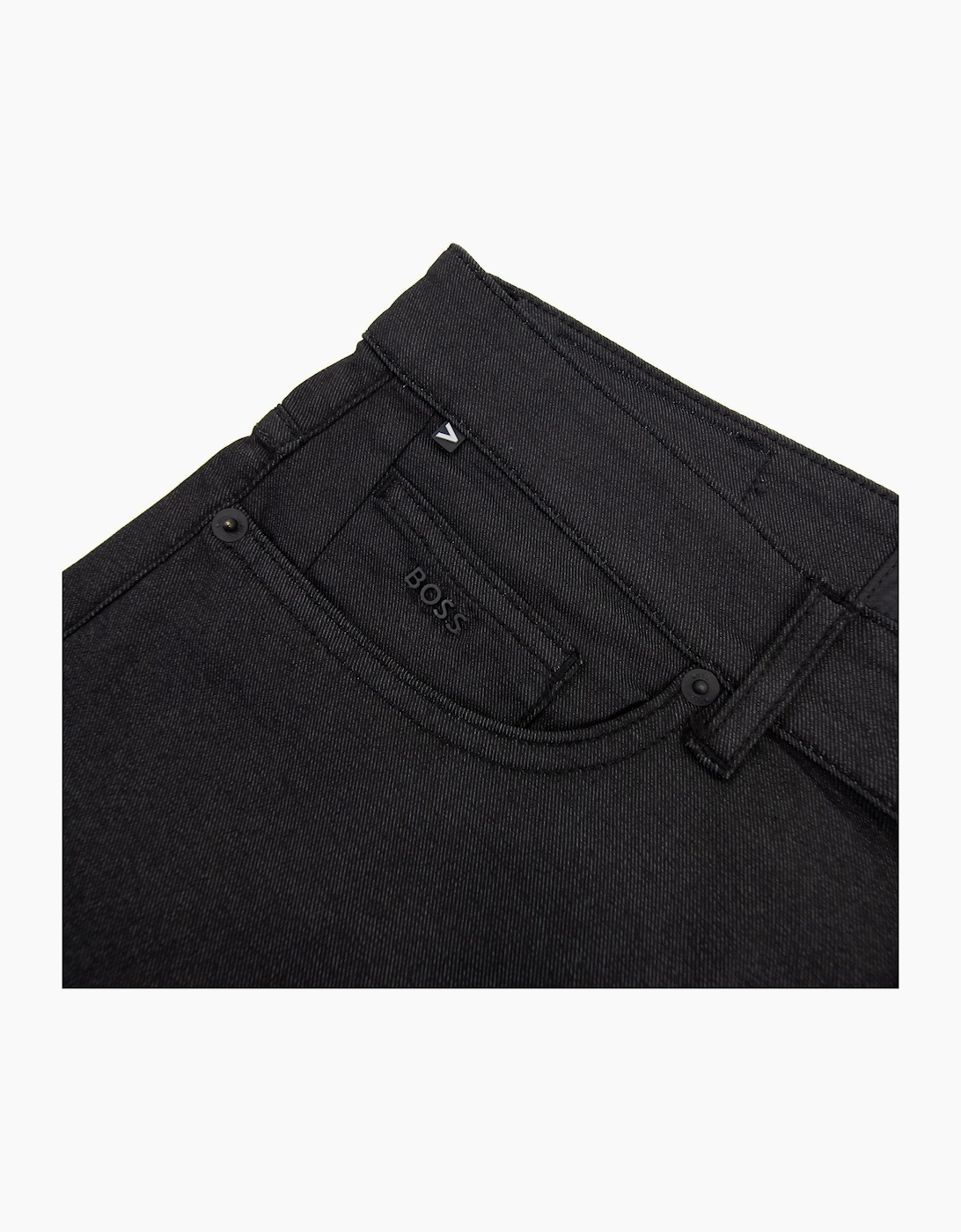 Hugo Boss Delaware 3-1-20 Slim Fit Stretch Jean Black 001