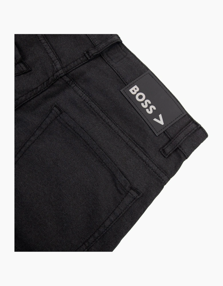 Hugo Boss Delaware 3-1-20 Slim Fit Stretch Jean Black 001