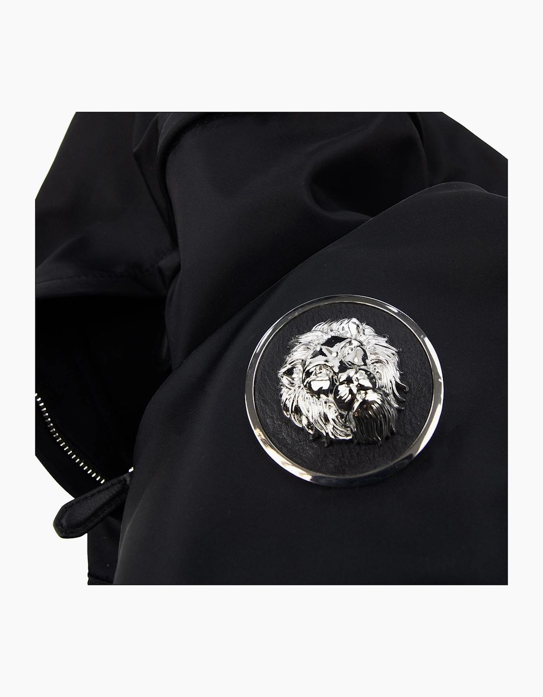 Versace Versus Lion Soft Leather Backpack Black