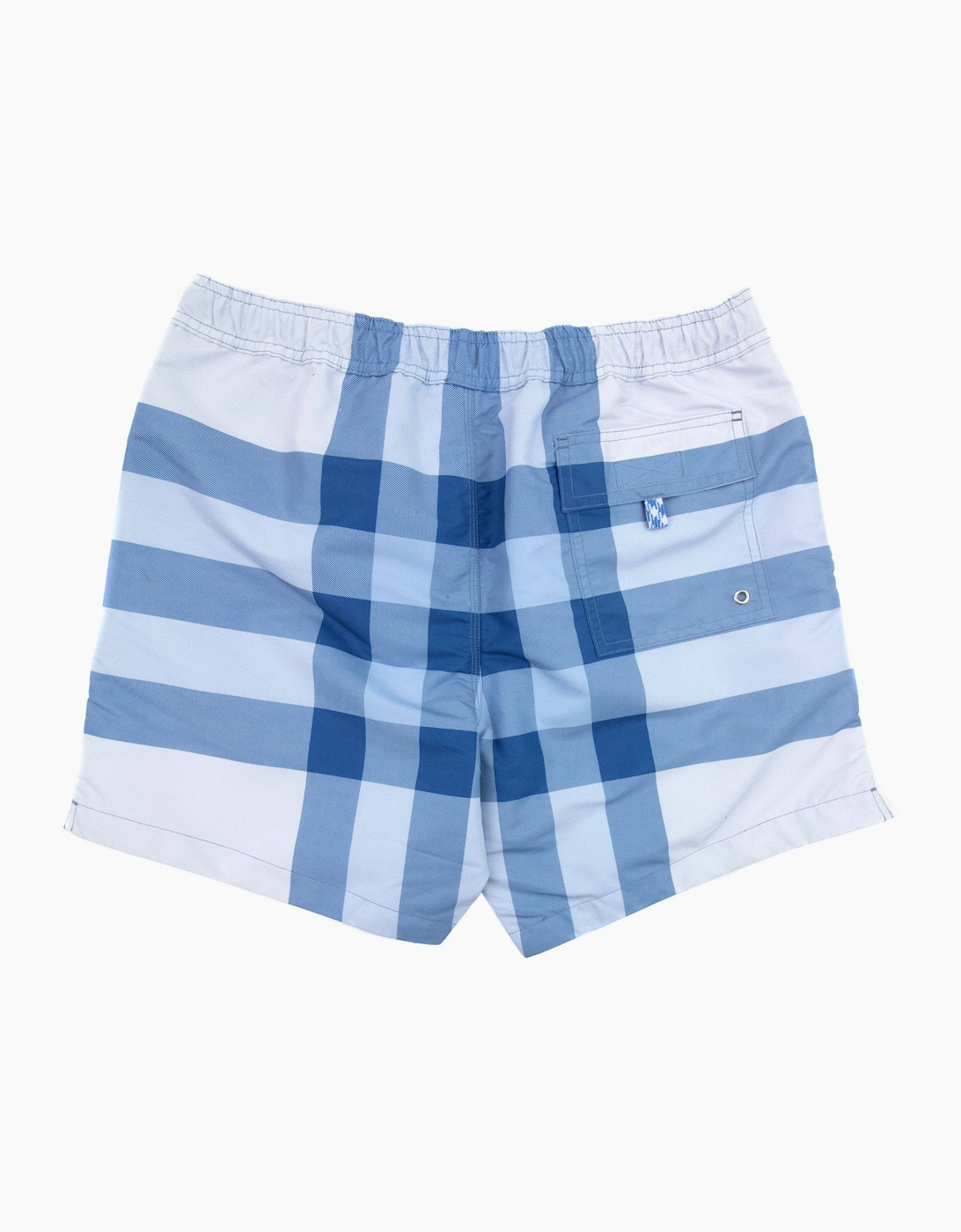 Burberry Martin Ip Check Swim Short Sky Blue