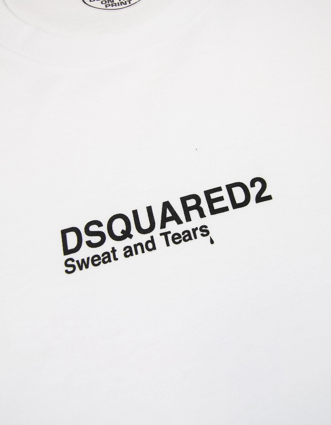 Dsquared2 Sweat And Tears Cool Fit Tee White