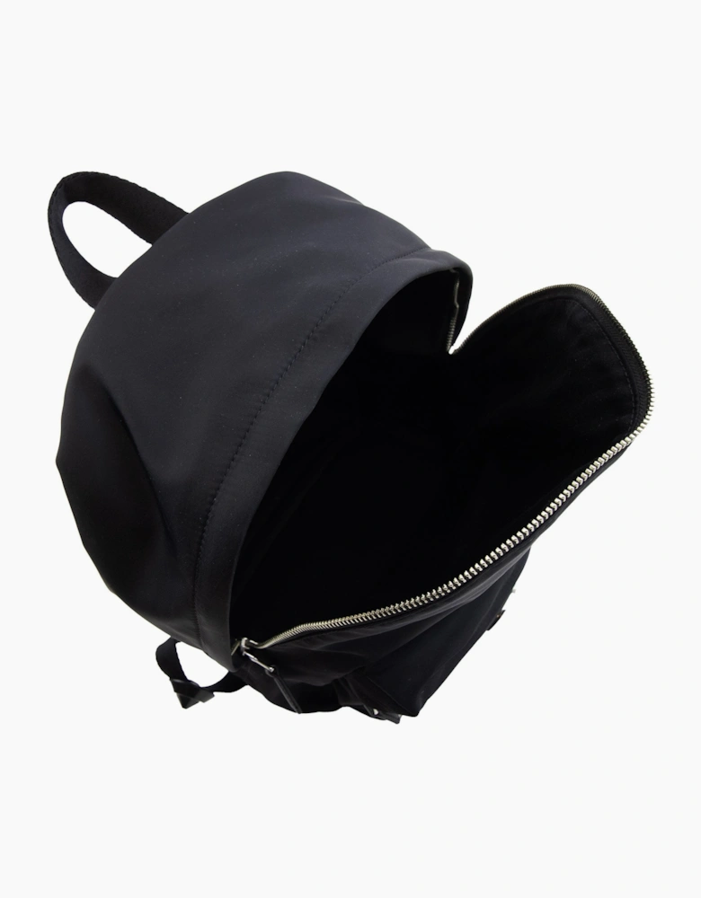 Versace Versus Lion Soft Leather Backpack Black