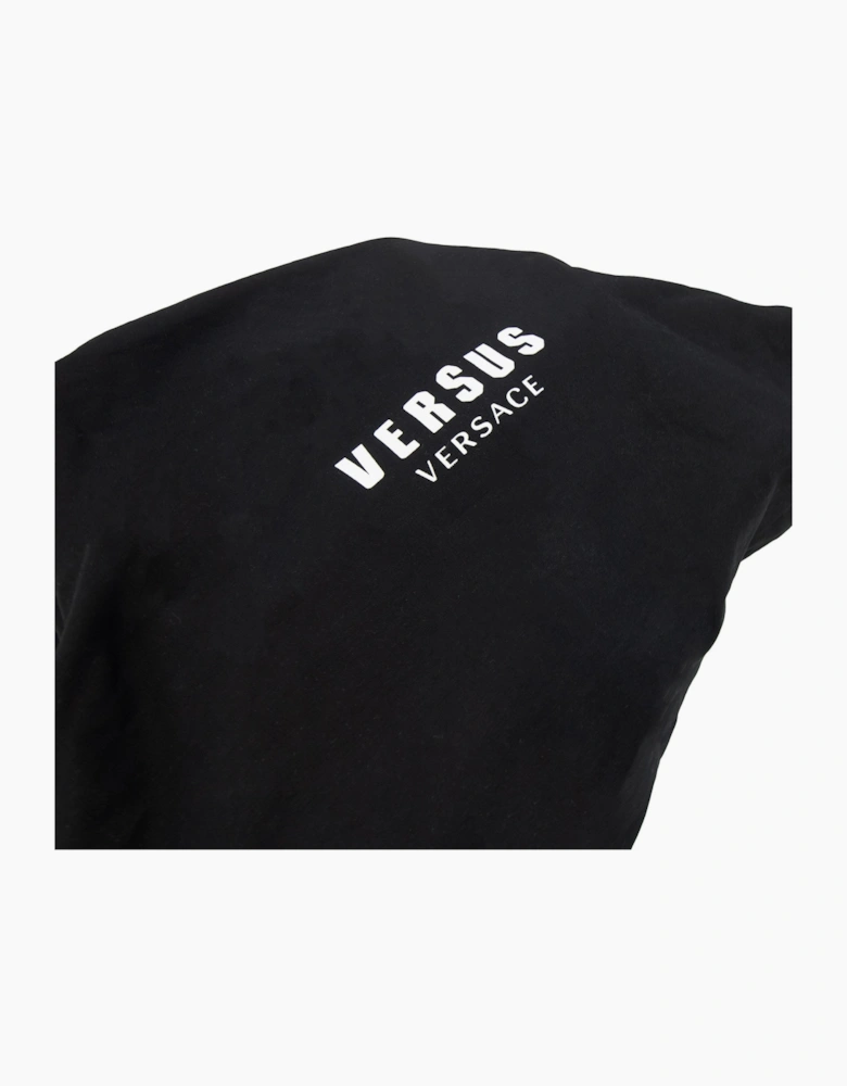 Versace Versus Lion Soft Leather Backpack Black